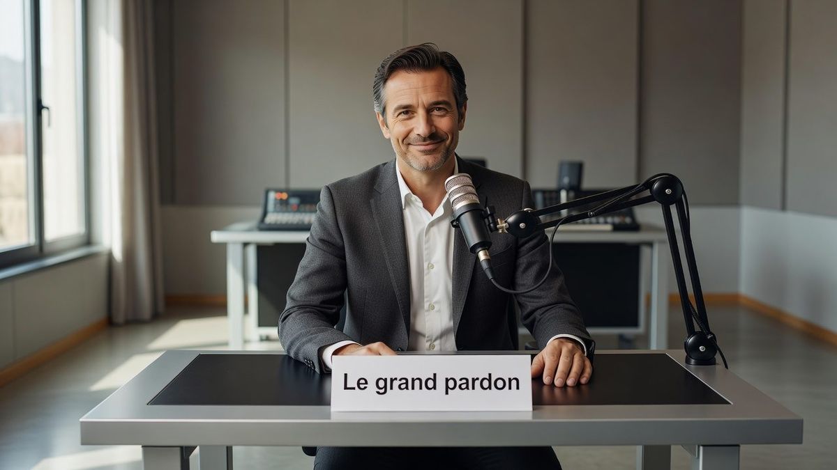 Guillaume Meurice names his column 'Le grand pardon' for his return to the airwaves