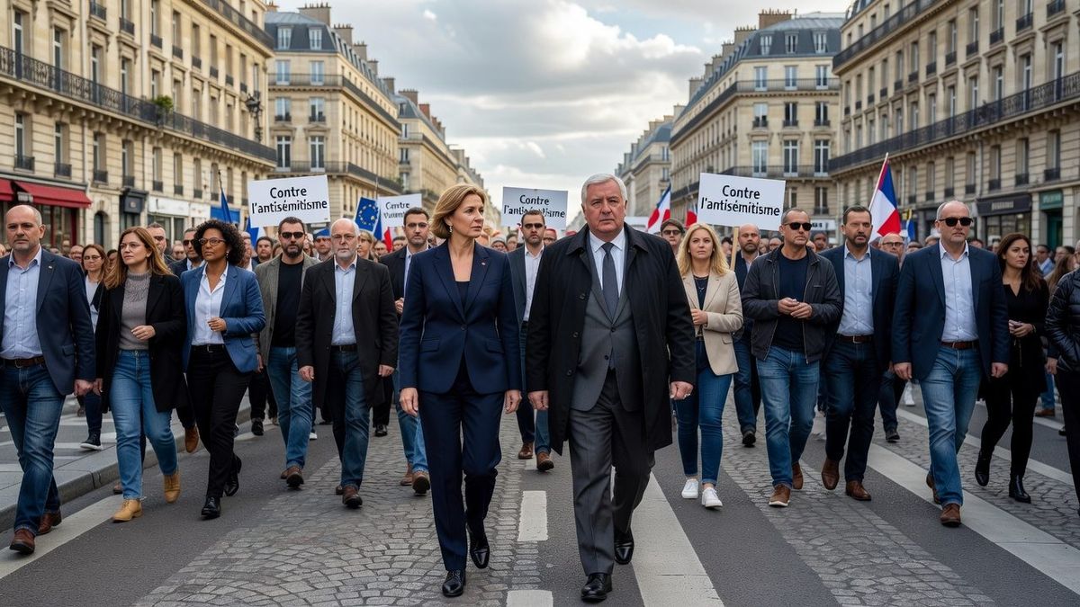 Yaël Braun-Pivet and Gérard Larcher invite a demonstration against anti-Semitism in Paris this Sunday