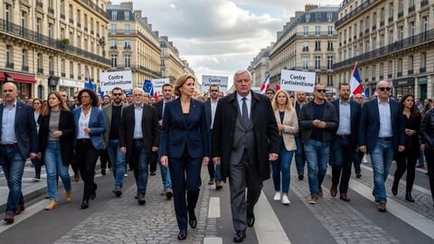 Yaël Braun-Pivet and Gérard Larcher invite a demonstration against anti-Semitism in Paris this Sunday