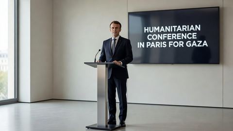 Emmanuel Macron declares holding of a 'humanitarian conference' in Paris for Gaza