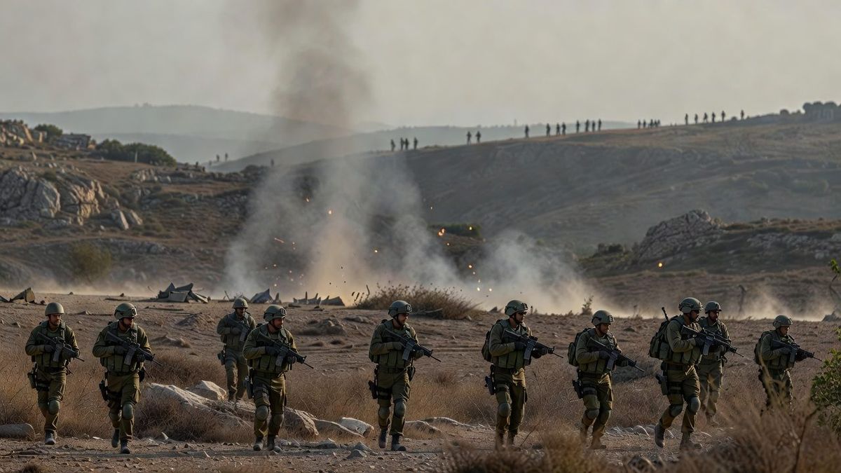 Hezbollah launches attacks on Israel, the Israeli army responds in southern Lebanon.