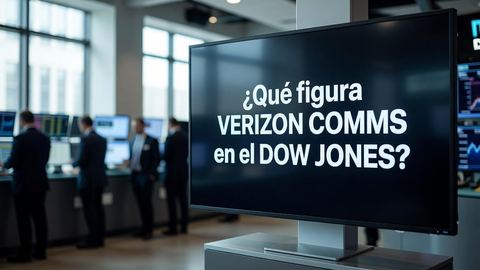 ¿Qué figura VERIZON COMMS en el DOW JONES?