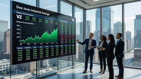 Co to jest firma VERIZON COMMS notowana na giełdzie DOW JONES?