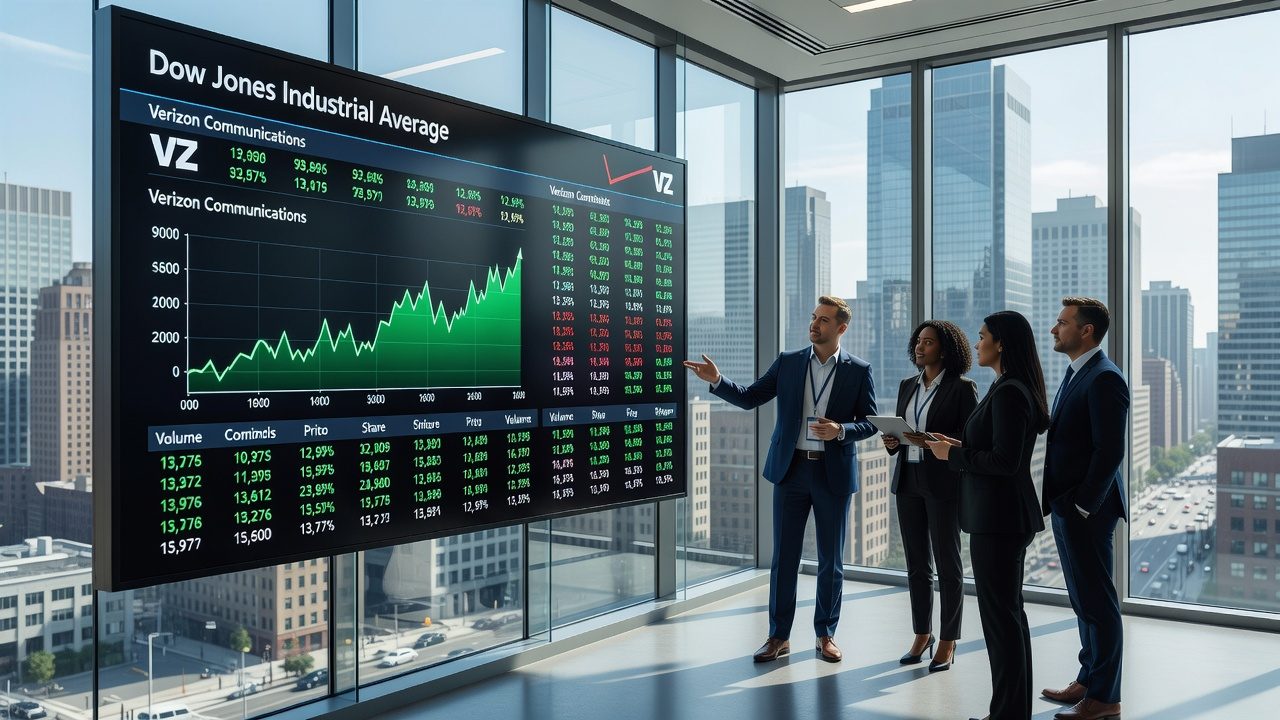 Co to jest firma VERIZON COMMS notowana na giełdzie DOW JONES?