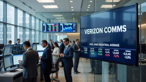 ما هو VERIZON COMMS المدرج في مؤشر داو جونز؟