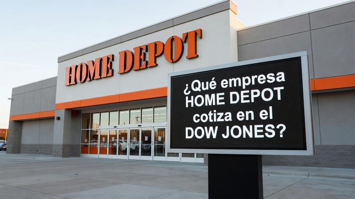 ¿Qué empresa HOME DEPOT cotiza en el DOW JONES?