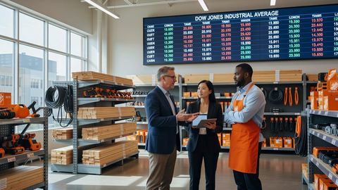 Jaka jest firma HOME DEPOT notowana na giełdzie DOW JONES?