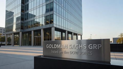 What is GOLDMAN SACHS GRP listed on the DOW JONES?