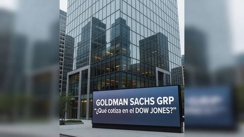 ¿Qué cotiza GOLDMAN SACHS GRP en el DOW JONES?