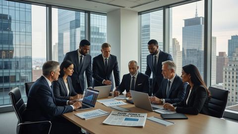 ¿Qué es una empresa DOW que cotiza en el DOW JONES?