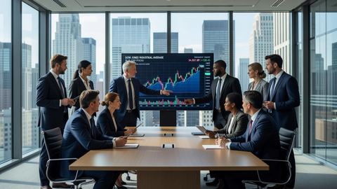 Was ist ein DOW-Unternehmen, das an der DOW JONES notiert ist?