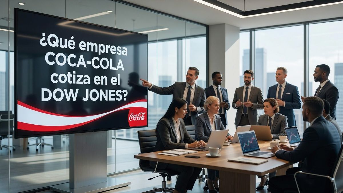¿Qué empresa COCA-COLA cotiza en el DOW JONES?