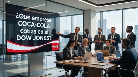 ¿Qué empresa COCA-COLA cotiza en el DOW JONES?
