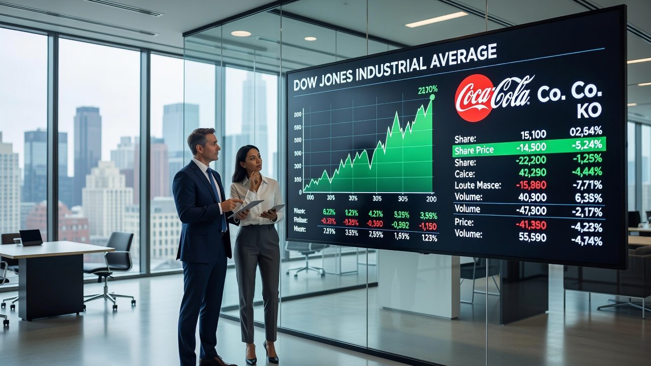 Welches COCA-COLA-Unternehmen ist im DOW JONES gelistet?