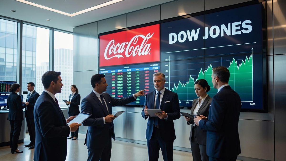 Jaka jest firma COCA-COLA notowana na giełdzie DOW JONES?