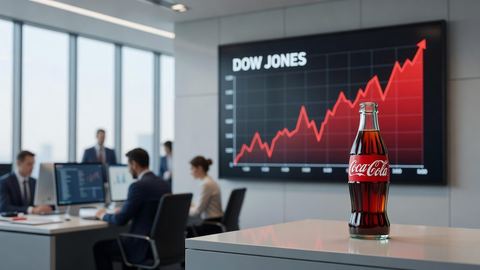O que é a empresa COCA-COLA listada no DOW JONES?
