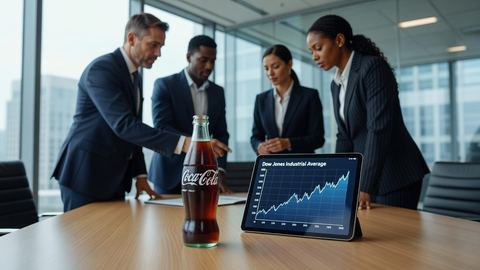 Какая компания COCA-COLA включена в индекс DOW JONES?