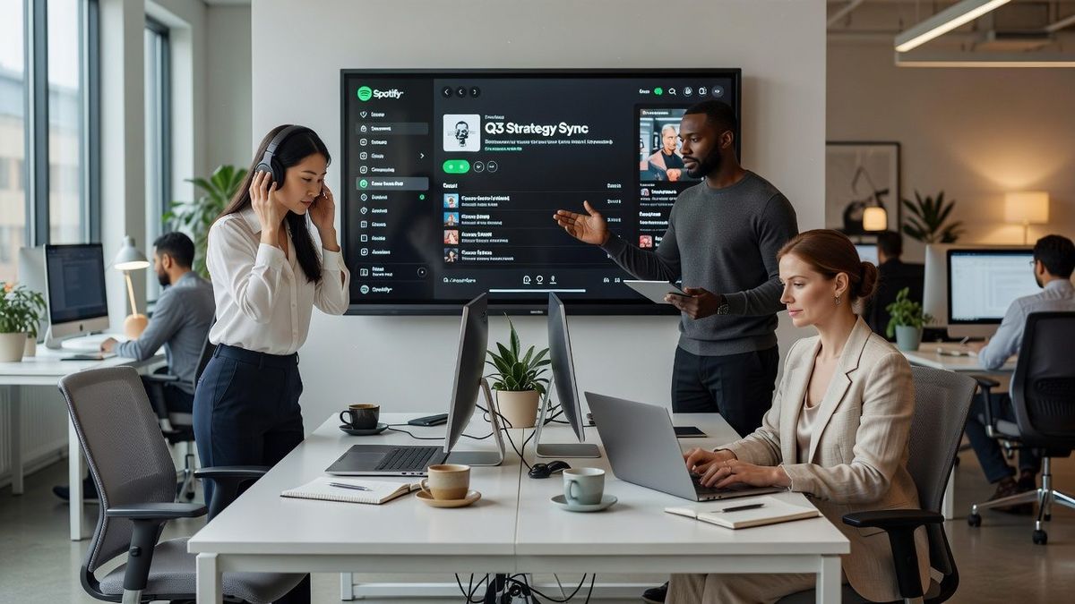 Spotify intégration de Spotify dans vos workflows professionnels