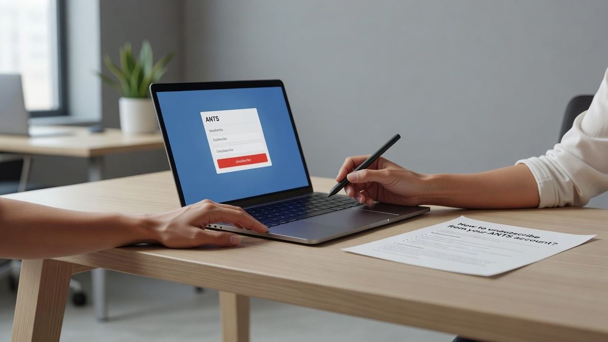 How to unsubscribe from your ANTS account?