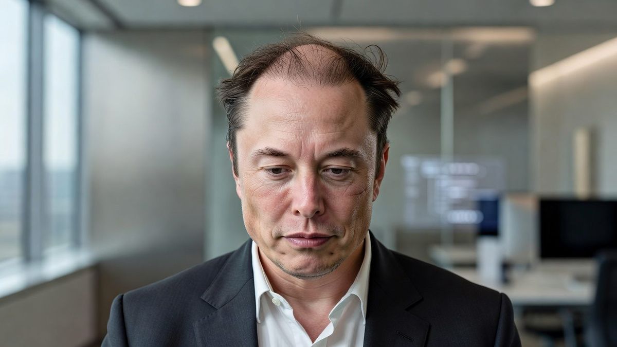 Is Elon Musk losing his hair?