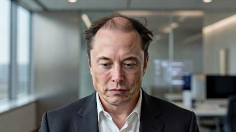 Is Elon Musk losing his hair?